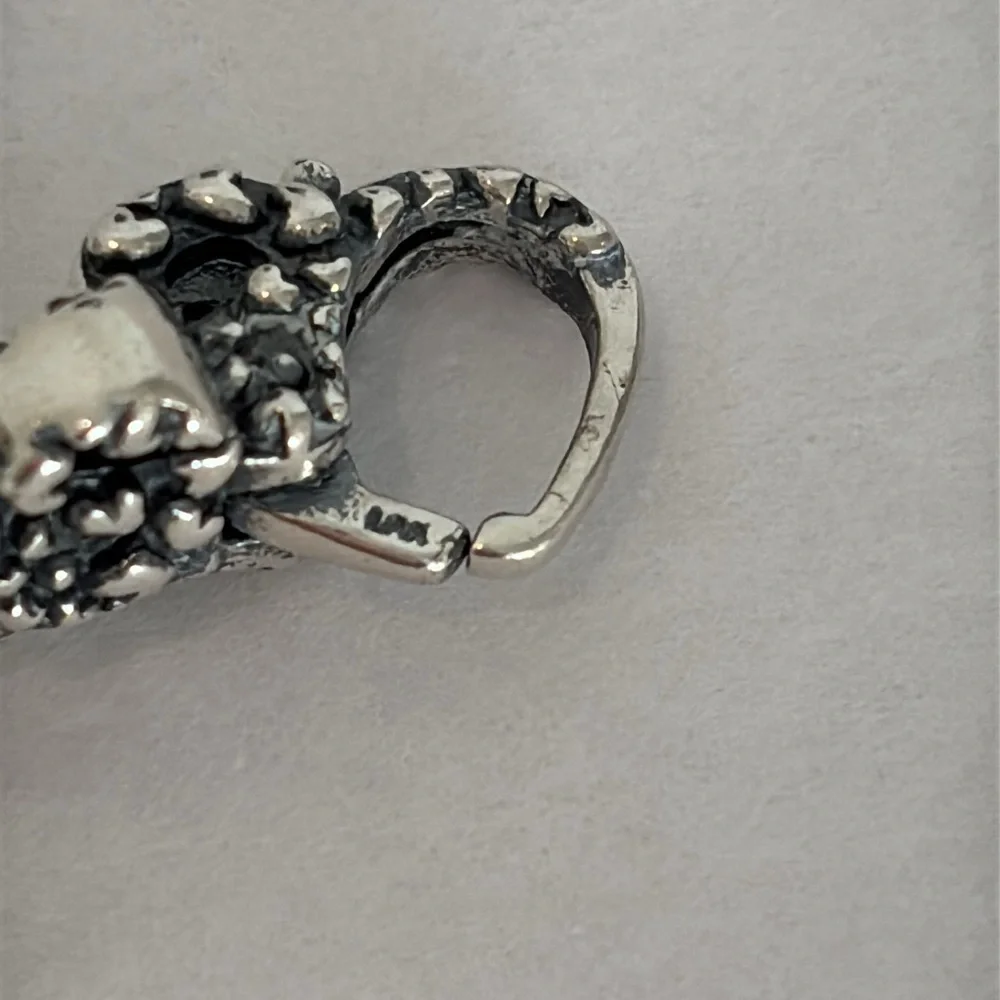 TROLLBEADS sterling silver bracelet with catching hearts lace lock clasp - Picture 12 of 17